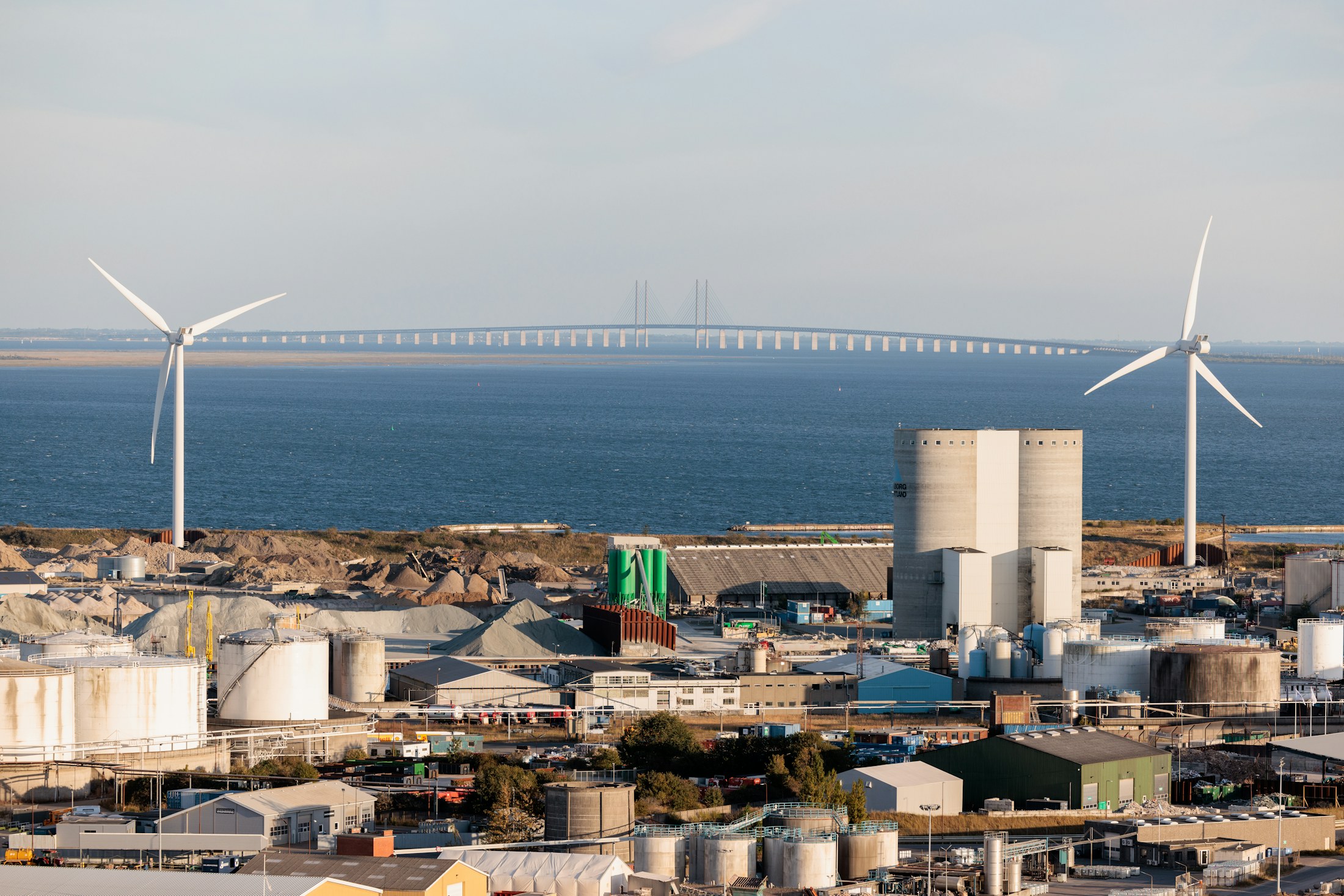 Energy and industrial infrastructure on the Copenhagen waterfront